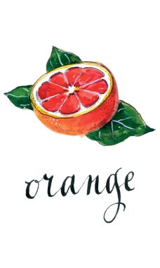 Çiğ kırmızı turuncu