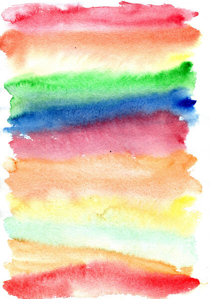 Watercolor striped background