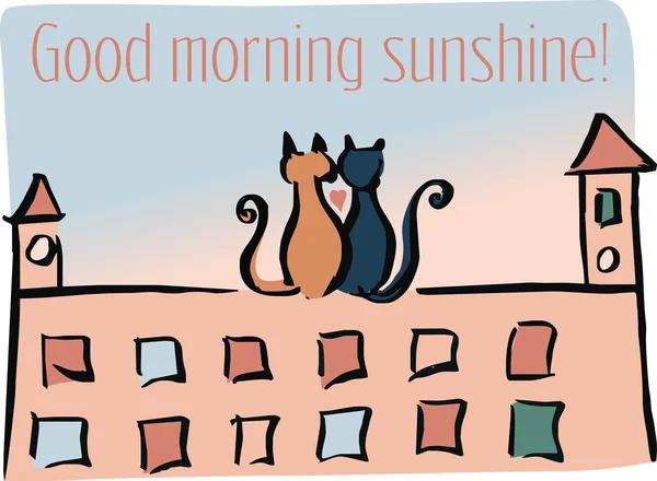 Good morning sunshine! — Stock Vector