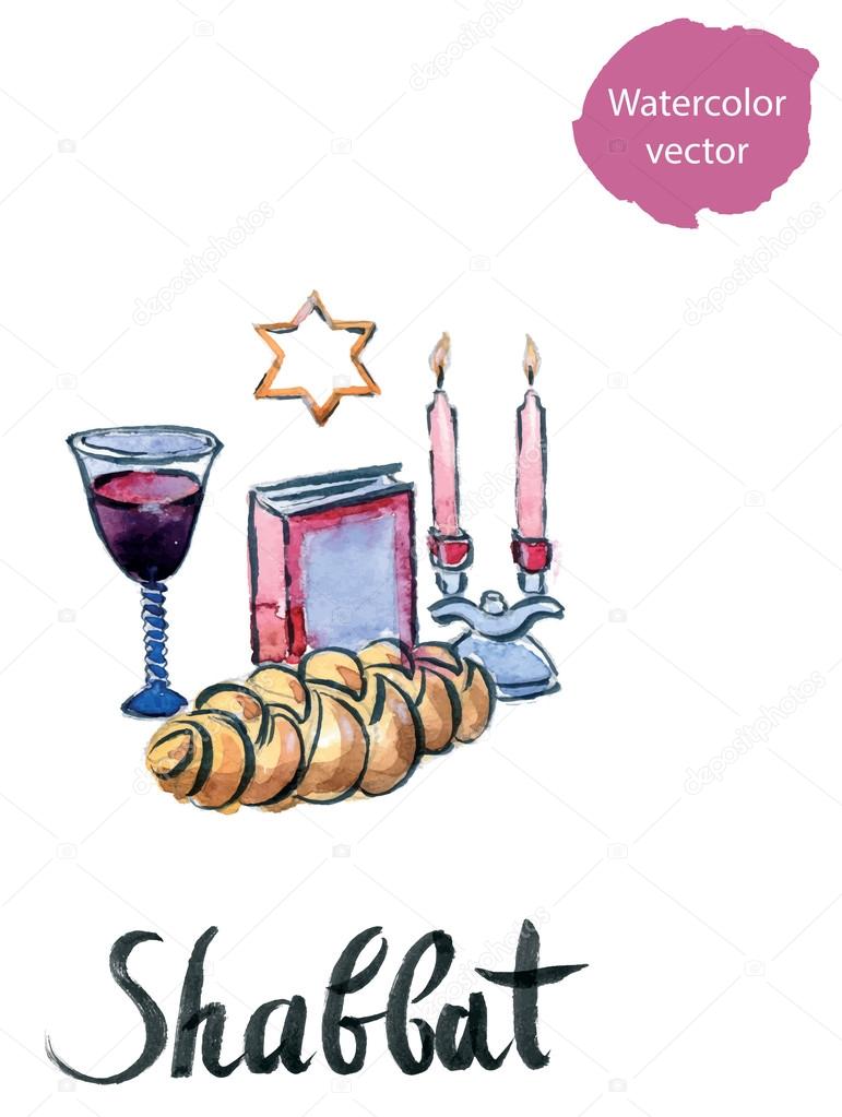 Complete Shabbat table Stock Photo by ©mimino 84738374