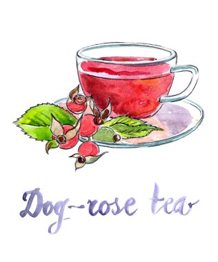 Köpek-gül çay