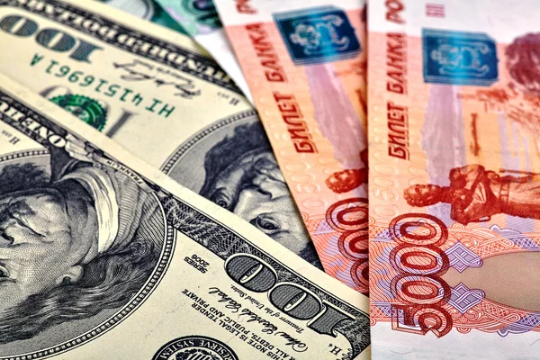 USD Rub банкнот — стокове фото