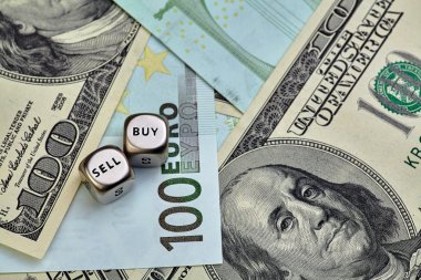 Euro, Usd banknot ve dices küpleri