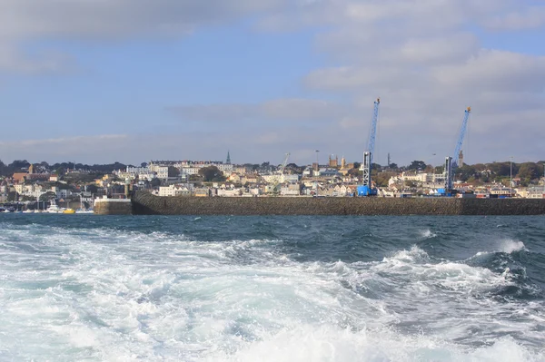 Guernsey havudsigt Kystlinje - Stock-foto