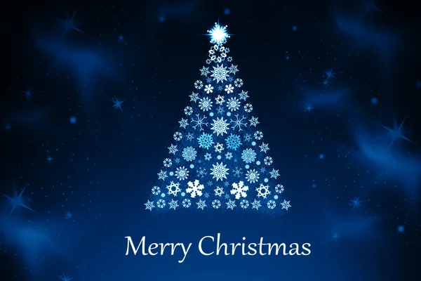 Christmas background with Christmas tree, — Stock Photo, Image