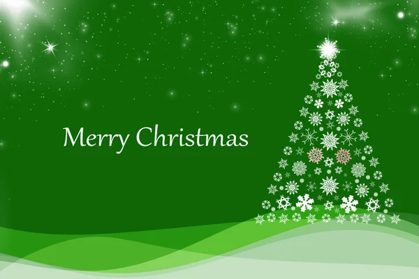 Christmas background with Christmas tree, — Stock Photo, Image