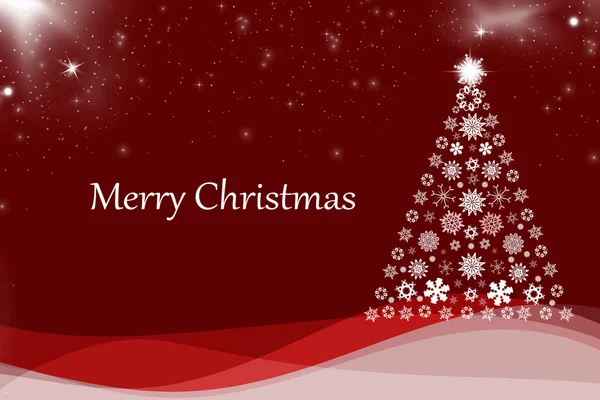 Weihnachten Hintergrund mit Weihnachtsbaum, — Stockfoto
