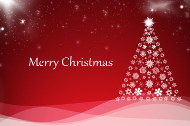 Noel ağacıyla Noel arkaplanı,