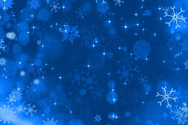 Natale sfondo blu — Foto Stock