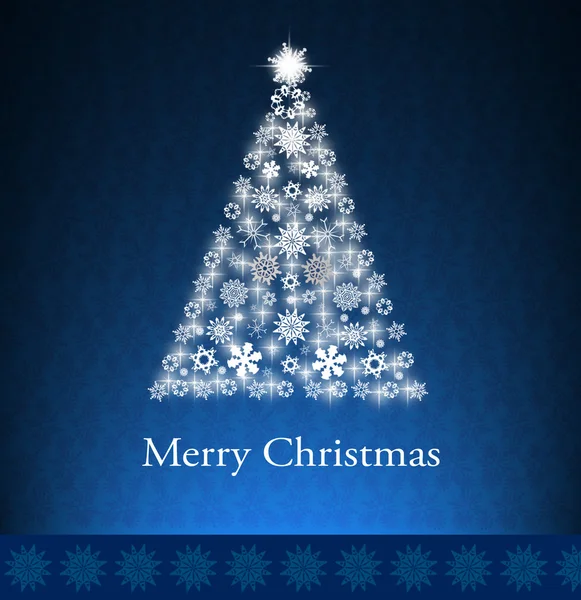 Christmas background with Christmas tree, — Stock Photo, Image