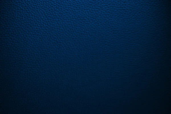 Texture in pelle blu primo piano — Foto Stock