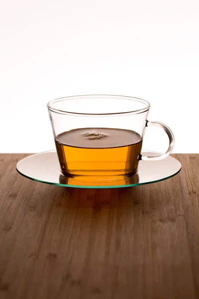 Cup of tea  on a wooden background — Stock Photo, Image