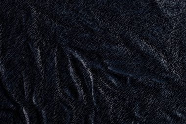 Hakiki deri dokusu arka planı. Donanma mavisi yapay deri arka plan.