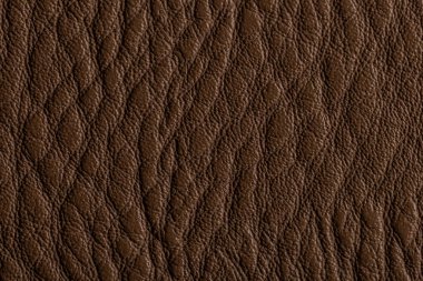 Soyut bir arka plan olarak kahverengi deri doku, güzel desen doku Tam ekran