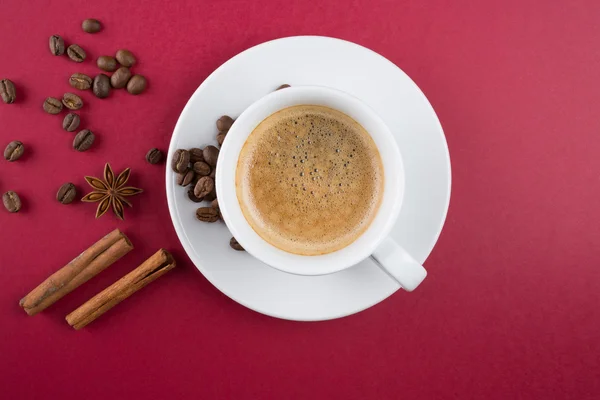 Tasse à café blanc — Photo