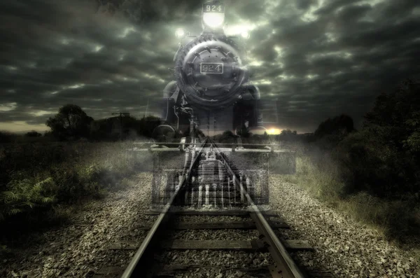 Tren fantasma misterioso —  Fotos de Stock