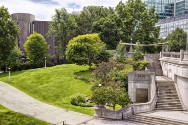 Yaz aylarında kentsel park