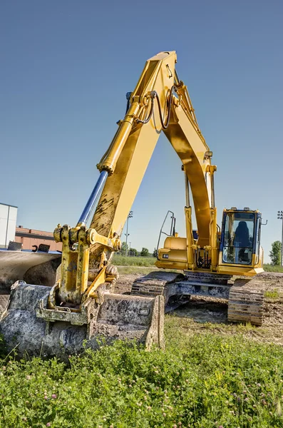 Grävmaskin — Stockfoto