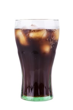 Buzlu kola bardağı.