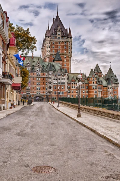 Chateau Frontenac en Quebec City, Canadá — Foto de Stock