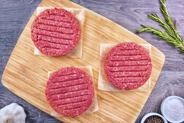 Un hamburger polpette — Foto Stock