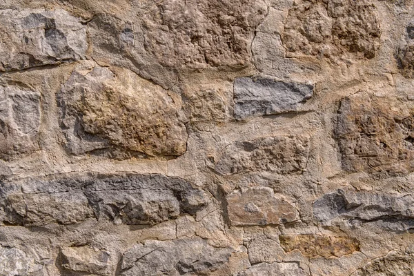 Zid de piatră de zidărie maro — Fotografie, imagine de stoc