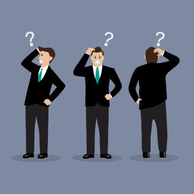 Çeşitli karışık işadamı