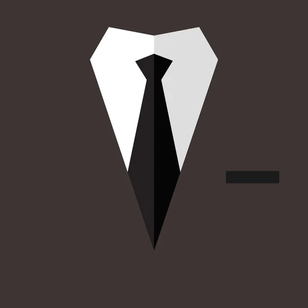 Επαγγελματικό κοστούμι επίπεδη αφίσα — Διανυσματικό Αρχείο