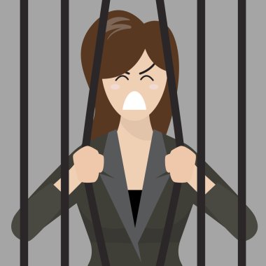 İş kadını de hapisten kaçmaya