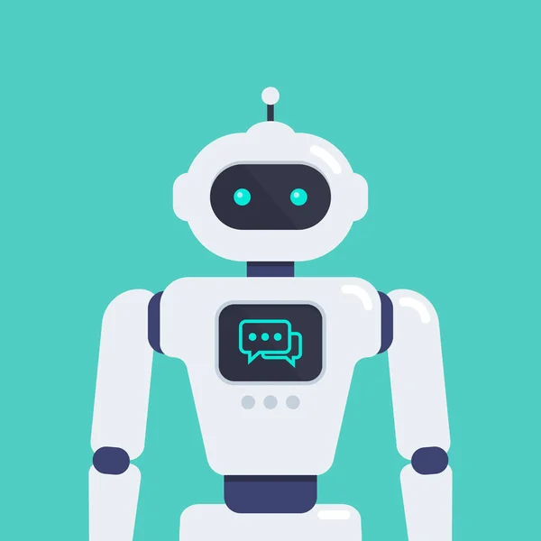 Android Robot Vektorové Ilustrace Cyborg Technology — Stockový vektor