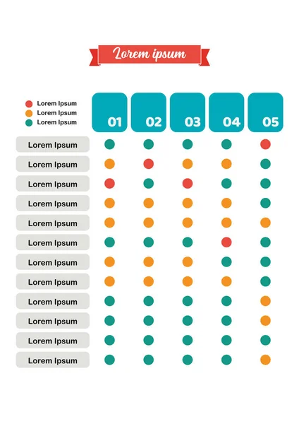 Input Process Output Infographic Vector Illustration — Vector de stock