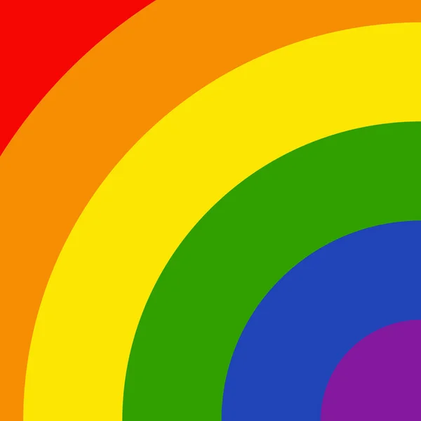 Lgbtq Rainbow Colorful Pattern Lgbtq Community Sign Vector Illustration — ストックベクタ