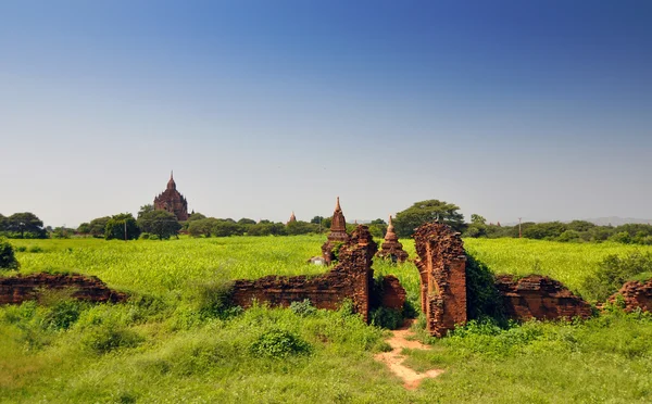 Bagan, Myanmar 'daki Htilominlo Tapınağı — Stok fotoğraf