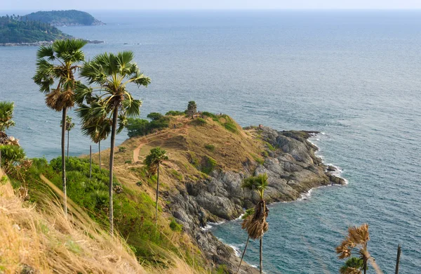 Phrom thep Przylądek, punkt orientacyjny w prowincji phuket — Zdjęcie stockowe