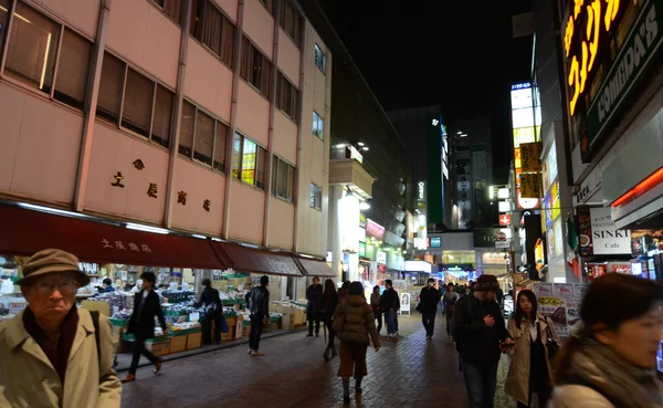 Tokyo, Japan - November 25, 2013: commercial street in the Kichijoji district — Stock Photo, Image