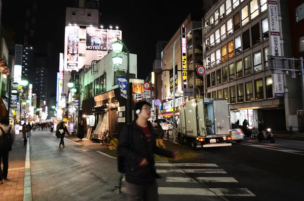 Tokyo, Japan - 25 November 2013: Mensen bezoek commerciële straat in het district Kichijoji — Stockfoto