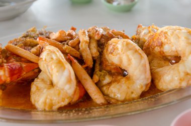 dev tatlı su karides ızgara