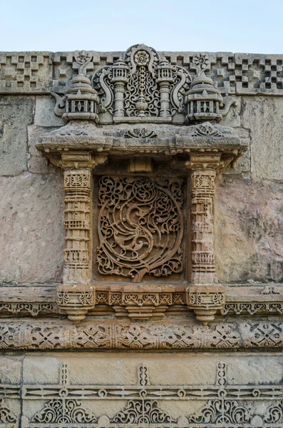 Vintage crafted at Adalaj Stepwell in Ahmedabad — Stock Photo, Image