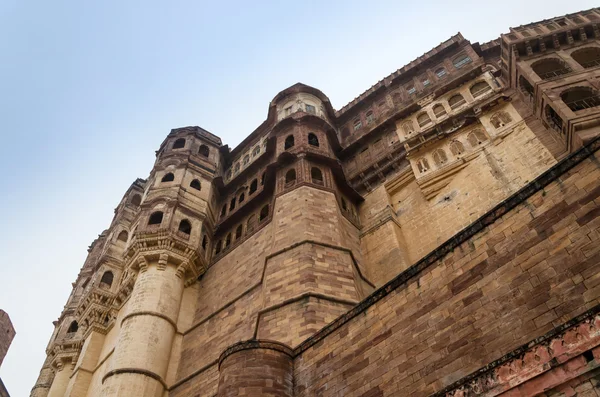 Meherangarh fort landmark in jodhpur — Stock Photo, Image