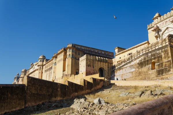 Bursztyn fort w jaipur, india — Zdjęcie stockowe