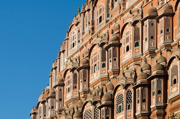 Detail van Hawa Mahal palace in Jaipur — Stockfoto