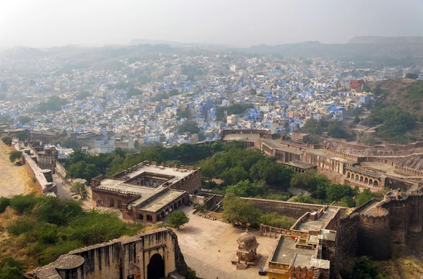Jodhpur die blaue stadt im staat rajasthan in indien — Stockfoto