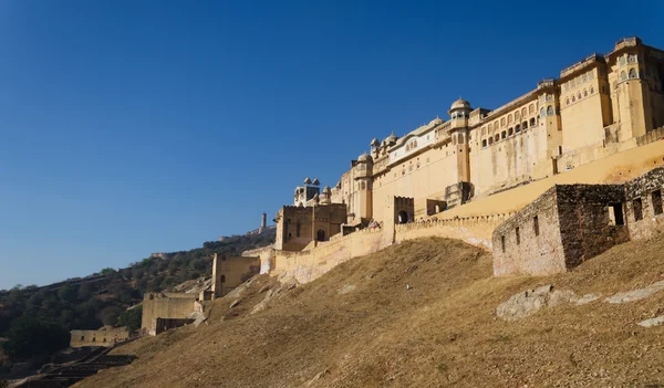 Paisaje de Amber Fort en Jaipur —  Fotos de Stock