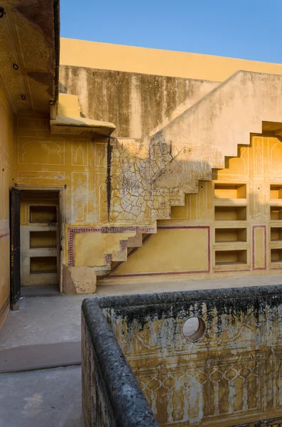 Nahargarh Fort Jaipur şehrinde, merdiven — Stok fotoğraf