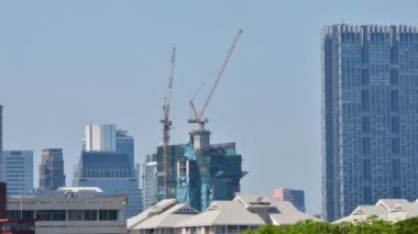 Bina yapım aşamasında, timelapse