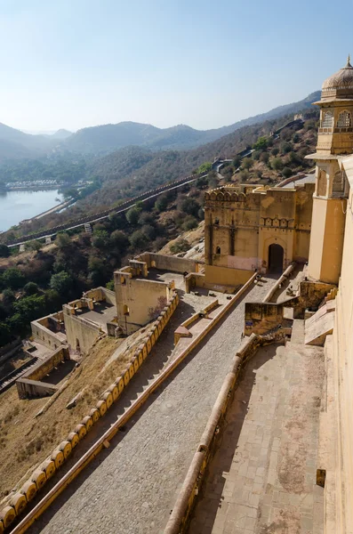 Magnifique Fort Ambre à Jaipur — Photo