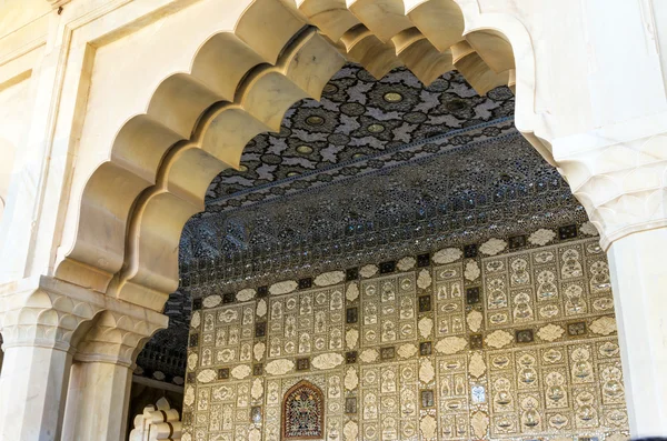 Innere der Bernstein-Festung, Wahrzeichen in Jaipur — Stockfoto