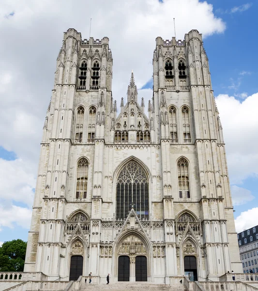 Catedral de San Miguel y Santa Gúdula en Bruselas —  Fotos de Stock