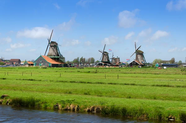 Moulins à vent en Zaanse Schans — Photo