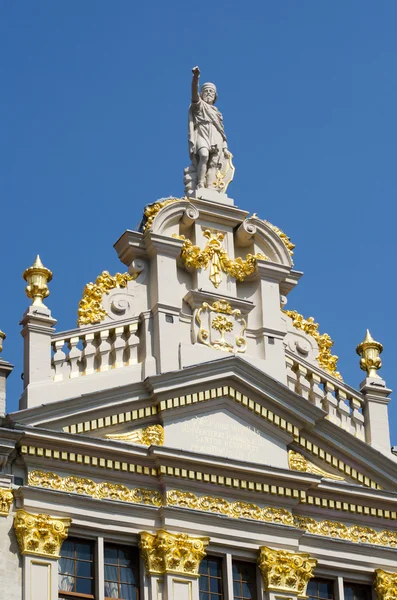 Edificios adornados de Grand Place, Bruselas — Foto de Stock